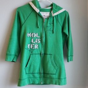Hollister 3/4 sleeve hoodie